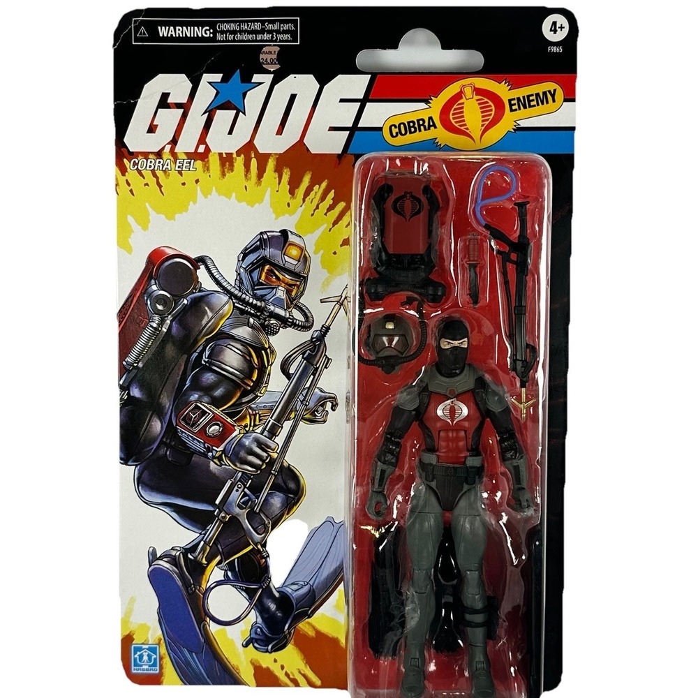 GI Joe Classified Series Cobra Eel Retro‎ Cardback Action Figure Hasbro 6in New